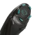chuteira Nike Phantom GX 2 Elite FG Shadow Preta, inteiramente preta com detalhes em cinza. A chuteira possui cravos FG ideais para campos com grama curta. O texto descreve os recursos da chuteira, incluindo a textura Nike Cyclone 360