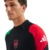 Conjunto de treino do Arsenal Adidas PRO 2024-2025 em poliéster reciclado nas cores preto, verde, vermelho e branco, com emblema do clube aplicado a quente no peito, gola alta e mangas longas com orifícios para os polegares.