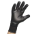Luva de Goleiro Adidas Predator 30 Pro Black com tecnologia URG 2.0 para aderência excepcional em qualquer clima, design strapless para ajuste firme e confortável, backhand texturizado com High Definition Grip para socos potentes, corte negativo para maio