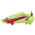 Chuteira Nike Mercurial Vapor 14 Elite FG Motivation amarela para grama natural seca. Design leve em Flyknit para maior conforto e liberdade de movimentos. Sola inovadora com travas para aceleração explosiva e mudanças de direção ultrarrápidas. Textura 3D