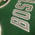  regata verde do Boston Celtics com o nome "Garnett" e o número "21" nas costas. A regata apresenta os logotipos clássicos da equipe e da Mitchell & Ness, além dos detalhes em verde e branco característicos da temporada de 2007-2008.