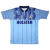 Terceira Camisa Retrô do Tottenham Umbro 1991/94 em verde água com detalhe "SPURS" em azul amarelo e patrocinador Holsten.