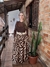 Saia Nanci marrom / nude - comprar online