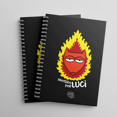 Caderno Pautado A5 Capa Dura 160 Páginas - Wire-o - Protegido por Luci - Um Sábado Qualquer - loja online