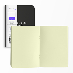 Cadernos Kit Frases com 3 unidades - Capa Flexível com Toque Aveludado, 80 Páginas cada, 20x14cm