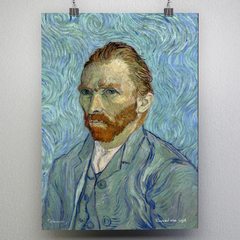 Pôster Autorretrato de Van Gogh - Tamanho A3 na internet