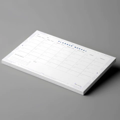 Bloco Planner Mensal Art Déco 50 folhas tamanho A4 na internet