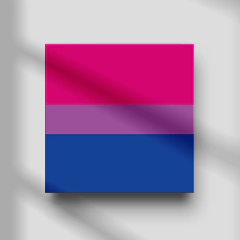 Quadro Decorativo - Bandeiras - Bissexual na internet
