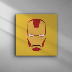 Quadro Decorativo Super herói - Homen de ferro - 20x20cm - comprar online