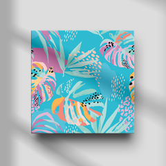 Quadro Decorativo - Floral - Mundo azul na internet