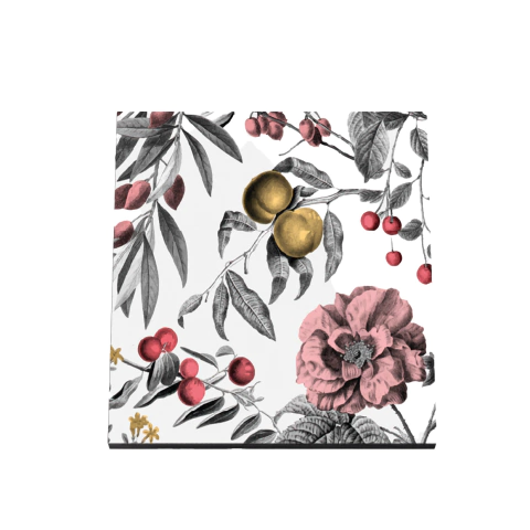 Quadro Decorativo - Floral - flores e frutos