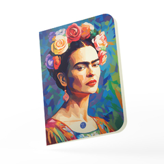 Caderno Frida Kahlo Capa Flexível Toque Aveludado 80 Páginas 20x14cm - comprar online
