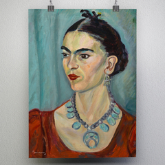 Pôster Frida Kahlo - Tamanho A3 na internet