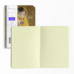 Cadernos Kit Arte em Tela com 3 unidades - Capa Flexível com Toque Aveludado, 80 Páginas cada, 20x14cm - loja online