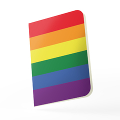Caderno "Bandeira LGBTQIA+" Capa Flexível com Toque Aveludado, 80 Páginas, 20x14cm na internet
