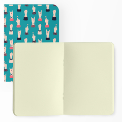 Cadernos Kit Mulheres com 3 unidades - Capa Flexível com Toque Aveludado, 80 Páginas cada, 20x14cm - loja online