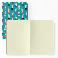 Caderno "Mãos Femininas" Capa Flexível com Toque Aveludado, 80 Páginas, 20x14cm - comprar online