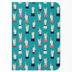 Caderno "Mãos Femininas" Capa Flexível com Toque Aveludado, 80 Páginas, 20x14cm