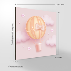 Quadro Decorativo - Infantil - 3d Balo Rosa na internet