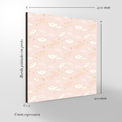 Quadro Decorativo - Infantil - Pattern Barquinhos de Papel Rosa na internet