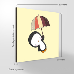 Quadro Decorativo - Infantil - Pinguim pequeno 3 quadros na internet