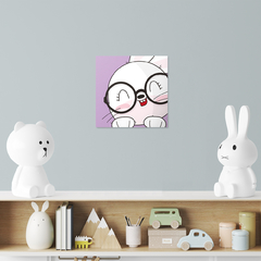 Quadro Decorativo - Infantil - Selfie Coelho - Fábrica de Pôster