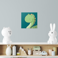 Quadro Decorativo - Infantil - Selfie Dinossauro - Fábrica de Pôster