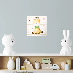 Quadro Decorativo - Infantil - Aquarela Girafa - Fábrica de Pôster