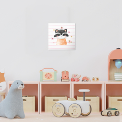 Quadro Decorativo - Infantil - Aquarela Raposa - Fábrica de Pôster
