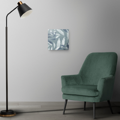 Quadro Decorativo - Floral - folhas azuis - comprar online