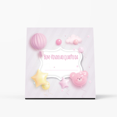 Quadro Decorativo - Infantil - QUARTO ROSA - comprar online