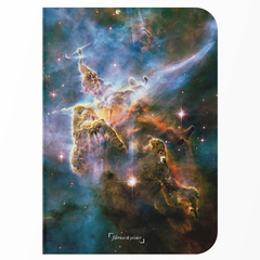 Caderno Nebulosas Capa Flexível Toque Aveludado 80 Páginas 20x14cm