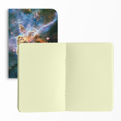 Caderno Nebulosas Capa Flexível Toque Aveludado 80 Páginas 20x14cm - comprar online