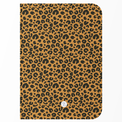 Caderno Pattern Onça Capa Flexível Toque Aveludado 80 Páginas 20x14cm