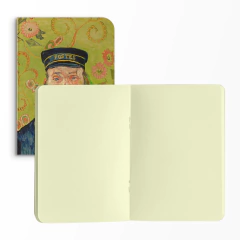 Cadernos Kit Retratos Van Gogh com 3 unidades - Capa Flexível com Toque Aveludado, 80 Páginas cada, 20x14cm na internet