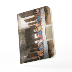 Caderno "A Última Ceia" de Leonardo da Vinci Capa Flexível Toque Aveludado 80 Páginas 20x14cm - comprar online
