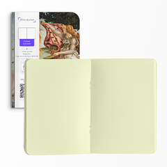 Caderno O Nascimento de Vênus Capa Flexível com Toque Aveludado 80 Páginas 20x14cm na internet