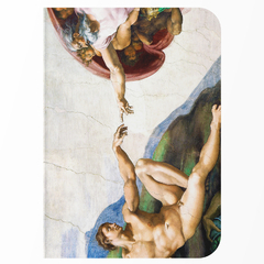 Cadernos Kit Clássicos da Arte com 3 unidades - Capa Flexível com Toque Aveludado, 80 Páginas cada, 20x14cm - Fábrica de Pôster