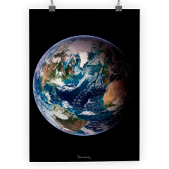Pôster Fotografia Planeta Terra - Tamanho A3