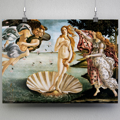 Pôster O Nascimento de Vênus de Sandro Botticelli - Tamanho A3 - comprar online