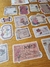 Adesivos de cartas e flores papel de washi 30un. - comprar online