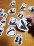 Box de Adesivos Pandas 45un. - Dotti Papelaria Criativa