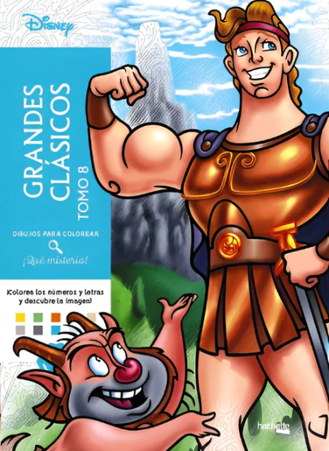 PREVENTA Libro ORIGINAL para colorear grandes clasicos de disney TOMO 8 - comprar online