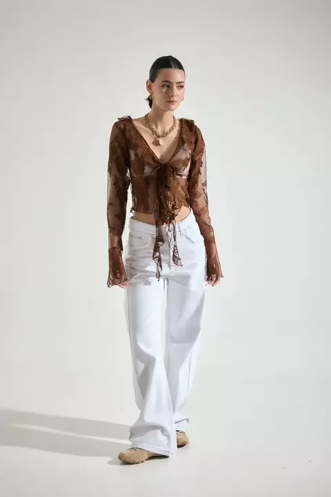 Blusa Awada Chocolate - comprar online
