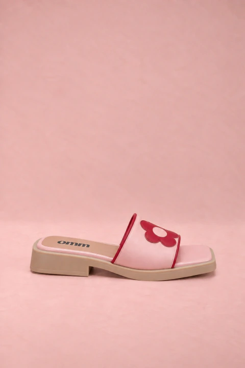 Sandalias Dolly Rosa y Rojo
