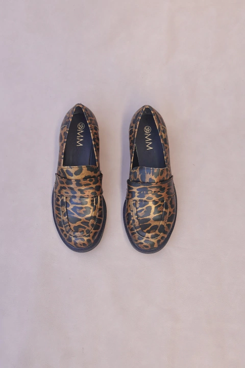 Mocasines Carey Leopardo - comprar online