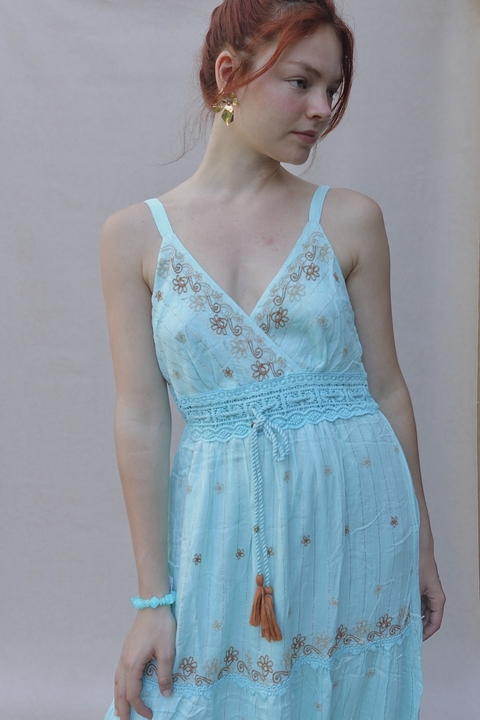 Vestido Jaisa Aqua