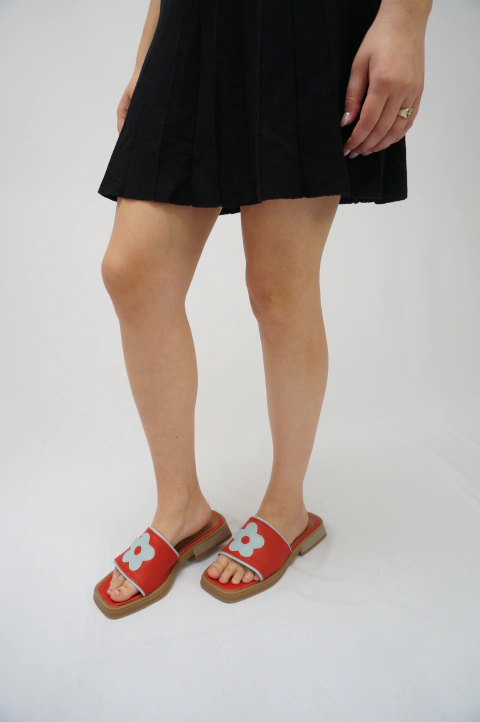 Sandalias Dolly Rojo