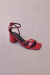 Sandalias Noche Rojo