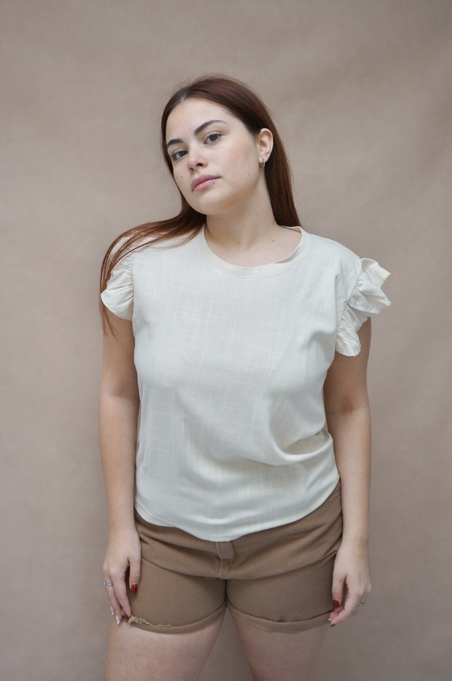 Blusa Anahi Beige thumbnail 2